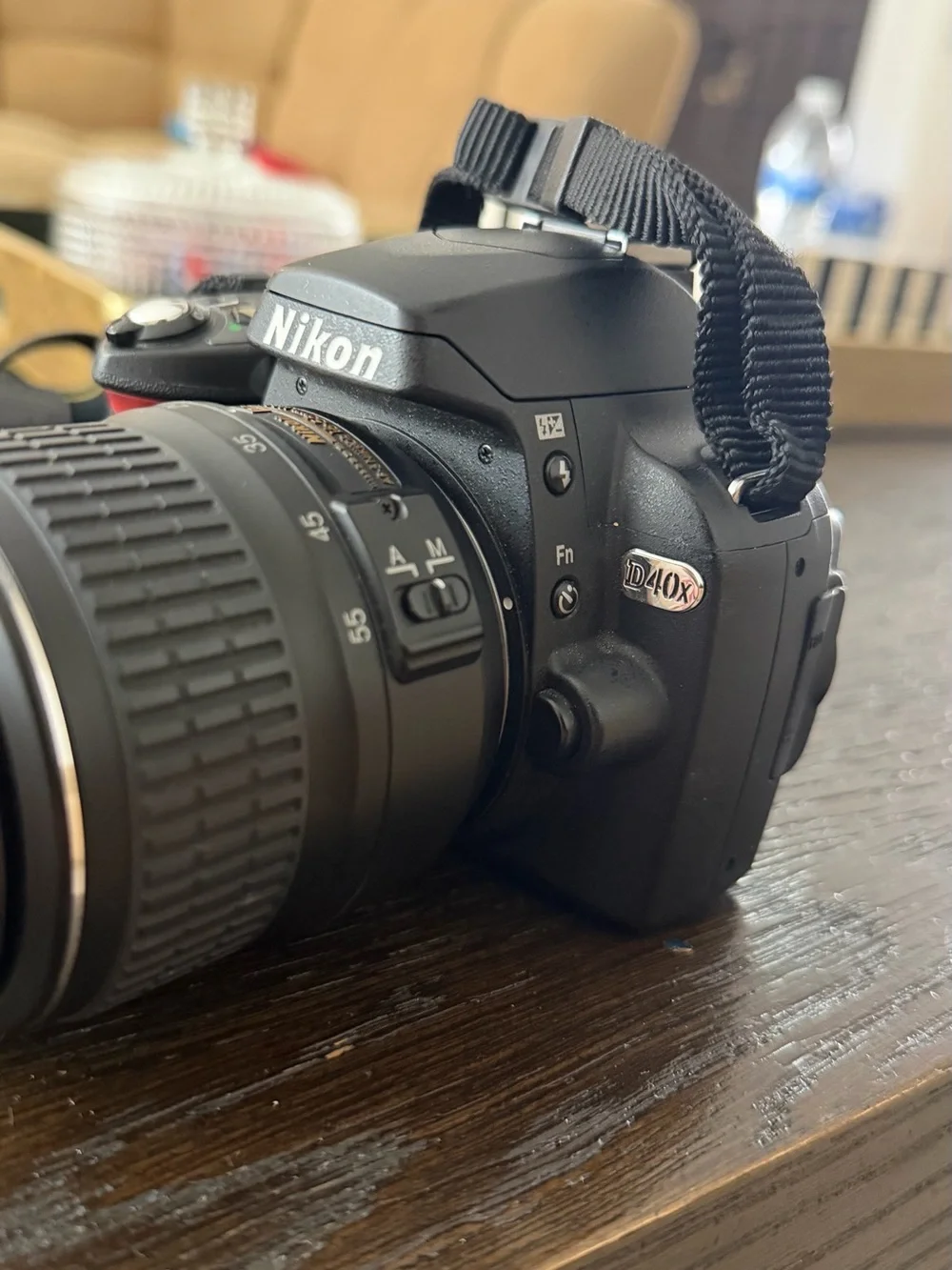 Nikon DSLR Camera in Black with Black Lens
